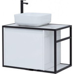 Тумба подвесная со столешницей Aquanet Nova Lite Loft 75 см 261650, белый L фото 