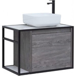 Тумба подвесная со столешницей Aquanet Nova Lite Loft 75 см 261653, дуб рошелье R фото 