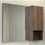 Тумба подвесная с раковиной Comforty Бордо 90 см, дуб тёмно-коричневый фото 2