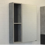 Тумба подвесная с раковиной Comforty Франкфурт 60 см (раковина 60E), бетон светлый фото 2