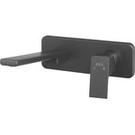 Смеситель для раковины настенный E.C.A. Tiera 102167605C1EX-K, черный матовый фото 