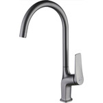 Смеситель для раковины Lemark Bronx LM3737GM, графит фото 4