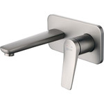 Смеситель для раковины настенный Lemark Bronx LM3726GM, графит фото 