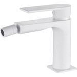 Смеситель для раковины AQG Alpha 01ALP100BL, белый матовый фото 3