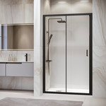 Душевая дверь RGW PA-14B 140 см 41081414-14, черный/прозрачное фото 