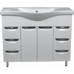 Зеркало-шкаф Стиль 100 см, белый фото 2