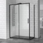Душевое ограждение RGW SV-45 (SV-13B + Z-050-2B) 140x80 см 06324548-014, черный/прозрачное фото 