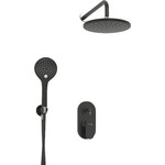 Душевое ограждение WasserKraft Dill 100х100 см 61S19, чёрный/прозрачное фото 3