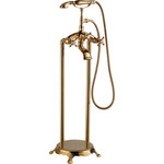 Смеситель для ванны Abber Klassik AF8415G, золото фото 