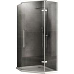 Душевое ограждение Abber Ewiges Wasser 80х80 см AG05080, хром/прозрачное фото 
