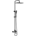 Душевая стойка Lemark Ursus LM7260BL, черный фото 