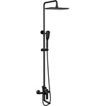 Душевая стойка Lemark Ursus LM7262BL, черный фото 