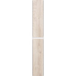 Пенал универсальный Dreja Slim 30 см 99.0504, дуб кантри/белый глянцевый фото 