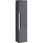 Тумба подвесная с раковиной Aqwella Cube 70 см CUB0107GR, серый, Цвет фасада: серый фото 4