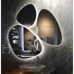 Тумба подвесная со столешницей Jorno Stone 80 см Stn.01.80/P/W/JR, белый фото 2