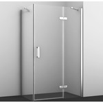 Душевое ограждение WasserKraft Aller 120x80 см 10H06R (стекло 8 мм), хром/прозрачное фото 