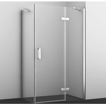 Душевое ограждение WasserKraft Aller 120x100 см 10H10R (стекло 8 мм), хром/прозрачное фото 