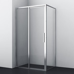 Душевое ограждение WasserKraft Lopau 120x90 см 32S07L, хром/прозрачное фото 