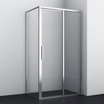 Душевое ограждение WasserKraft Lopau 120x90 см 32S07R, хром/прозрачное фото 