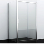 Душевое ограждение WasserKraft Main 110х100 см 41S16, хром/прозрачное фото 