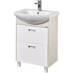 Зеркало Акватон Бекка 60 см 1A214302BAC20, дуб сомерсет фото 2