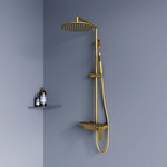 Душевая дверь RGW SV-12G 150 см 32321215-16, золото/прозрачное фото 2