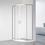 Душевое ограждение Veconi Rovigo 90 см RV01-90-01-C7, хром/прозрачное фото 