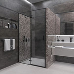 Душевая дверь Veconi Vianno 90 см VN73B-90-01-C4, чёрный/прозрачное фото 