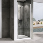 Душевая дверь Abber Sonnenstrand 90 см AG04090, хром/прозрачное фото 