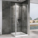 Душевое ограждение Abber Sonnenstrand 60х80 см AG04060-S80, хром/прозрачное фото 