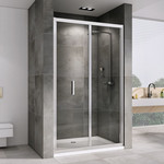 Душевая дверь Abber Sonnenstrand 120 см AG07120, хром/прозрачное фото 