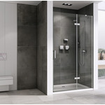 Душевая дверь Abber Zart 110 см AG08110, хром/прозрачное фото 