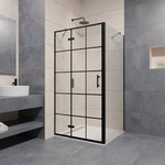 Душевое ограждение RGW PA-77B L 120x70 см 41087727-084L, чёрный/прозрачное фото 