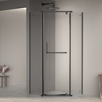 Душевое ограждение RGW PA-081B 90 см 35088199-14, чёрный/прозрачное фото 