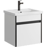 Пенал подвесной Aqwella Urban 35 см URB0535W, белый глянцевый фото 2