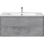 Тумба подвесная с раковиной Vincea Vico 100 см VMC-2V100BT, бетон фото 