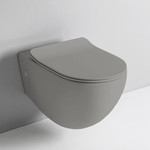 Унитаз подвесной безободковый ArtCeram File 2.0 FLV004 15 00, Цвет производителя: чёрный фото 