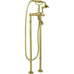 Смеситель для ванны Cezares MARGOT-VDP-03/24-M, золото 24 карат фото 