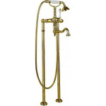 Смеситель для ванны Cezares MARGOT-VDP2-03/24-Bi, золото 24 карат, Цвет производителя: золото фото 