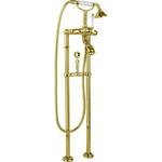 Смеситель для ванны Cezares MARGOT-VDPS-03/24-Bi, золото 24 карат, Цвет производителя: золото фото 
