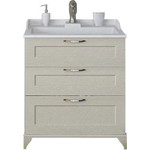 Зеркало Акватон Леон 65 см 1A187102LBPR0, дуб бежевый фото 3