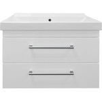 Пенал напольный Стиль Модерн 40 см L, белый фото 2