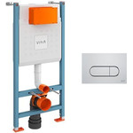 Инсталляция для унитаза Vitra V-Fix Core 800-1873 (кнопка смыва хром) фото 