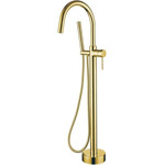 Смеситель для ванны напольный Boheme Uno 469-G, gold, Цвет производителя: gold фото 