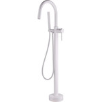 Смеситель для ванны напольный Boheme Uno 469-MW, белый, Цвет производителя: белый фото 