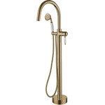 Смеситель для ванны напольный Boheme Medici 309, бронза фото 