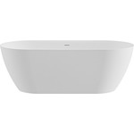 Ванна отдельностоящая Cezares Relax 150x75 см CZR-RELAX-150-75-57-SSB, белый матовый фото 