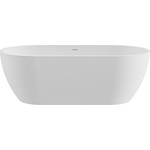 Ванна отдельностоящая Cezares Stylus 160x80 см CZR-STYLUS-160-80-54-SSB, белый матовый фото 