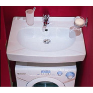 Раковина Santek Пилот 60х50 см над стиральной машиной (ПИЛОТ-50) 1.WH30.1.970 фото 3