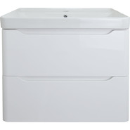 Тумба подвесная с раковиной Azario Lotos 60/2 см CS00083929, белый фото 